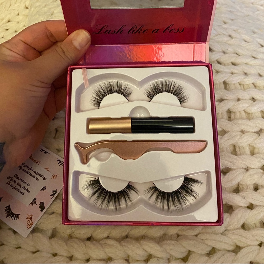Magnetic liner and lashes